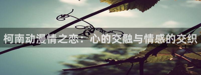 唔…来嘛里番动漫：柯南动漫情之恋：心的交融与情感的交织